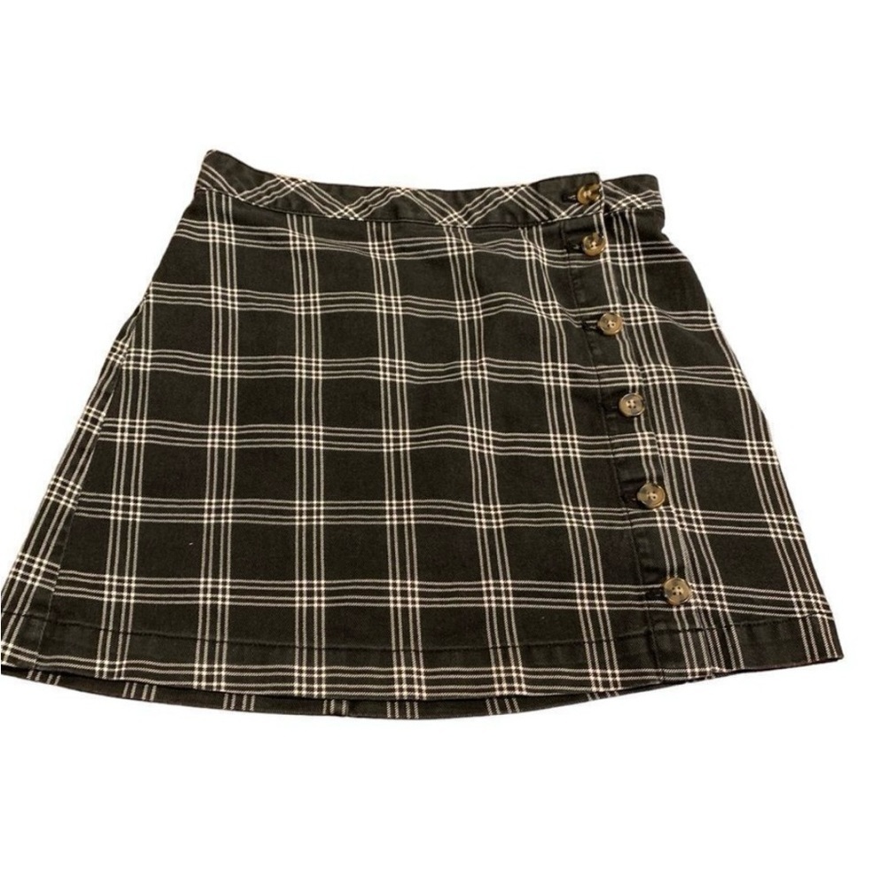 H&M Divided Plaid Mini Skirt Size 8